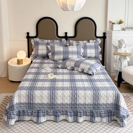 91家纺网 家纺一手货源 找家纺 （总）爱妮玖玖家纺 2024新款夹棉床盖加厚床单