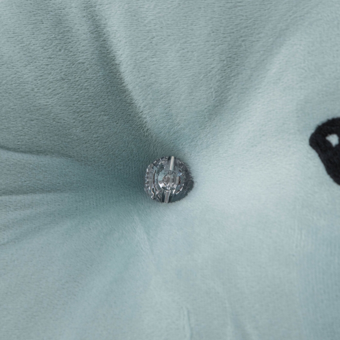 91家纺网 家纺一手货源 找家纺 美达人 2024新款高回弹珍珠棉水晶绒靠背 宫殿-绿