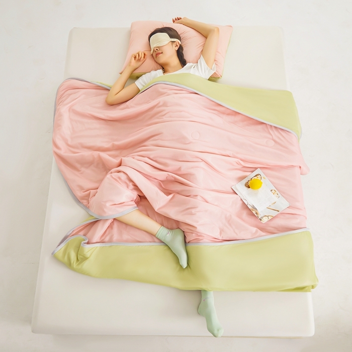 91家纺网 家纺一手货源 找家纺 （总）美梦里 2025新款凉感丝夏被西瓜被夏凉被瓜瓜空调被子