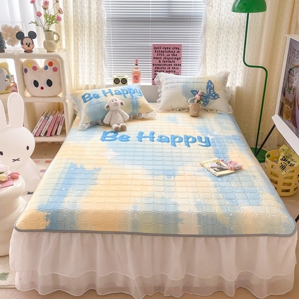 91家纺网 家纺一手货源 找家纺 （总）顾里家纺 2024新款仙女双层雪纺纱床裙席