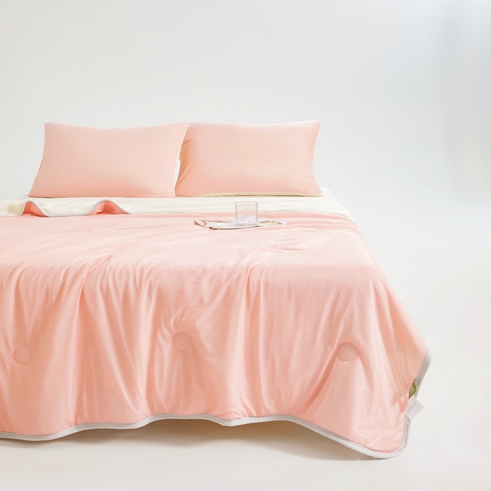 91家纺网 家纺一手货源 找家纺 美梦里 2025新款凉感丝夏被西瓜被夏凉被瓜瓜空调被子 汁汁莓莓