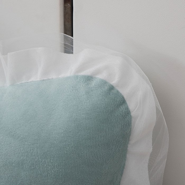 91家纺网 家纺一手货源 找家纺 美达人 2024新款高回弹珍珠棉水晶绒靠背 宫殿-绿