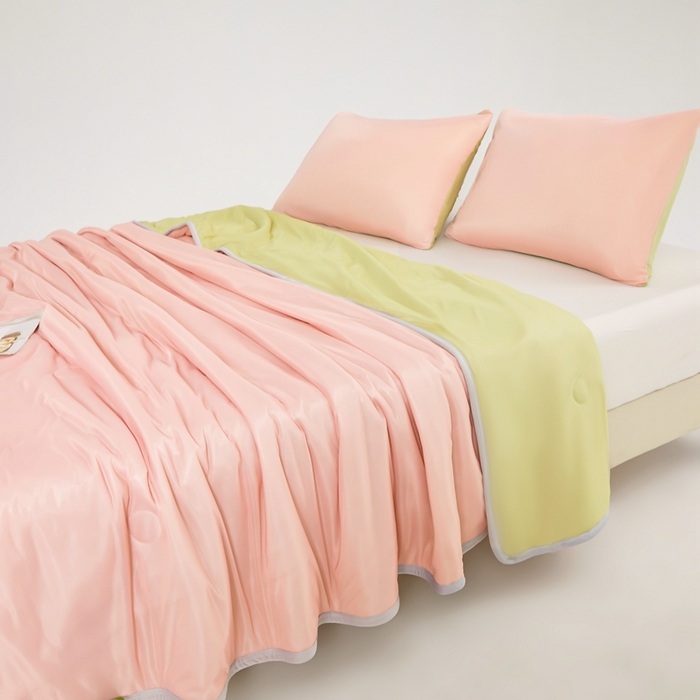 91家纺网 家纺一手货源 找家纺 （总）美梦里 2025新款凉感丝夏被西瓜被夏凉被瓜瓜空调被子