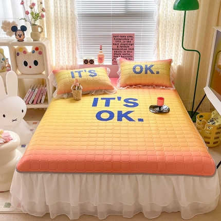 91家纺网 家纺一手货源 找家纺 （总）顾里家纺 2024新款仙女双层雪纺纱床裙席