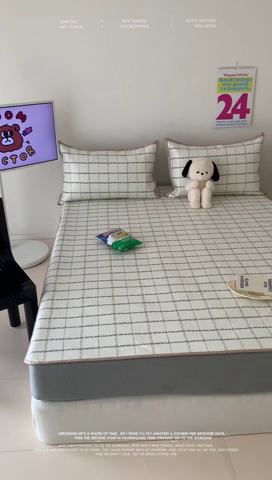 91家纺网 家纺一手货源 找家纺 昔可家纺 2024新款冰藤席床笠款--简约系列 小香格