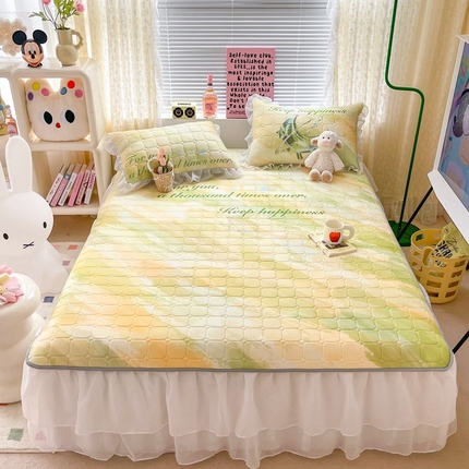 91家纺网 家纺一手货源 找家纺 （总）顾里家纺 2024新款仙女双层雪纺纱床裙席