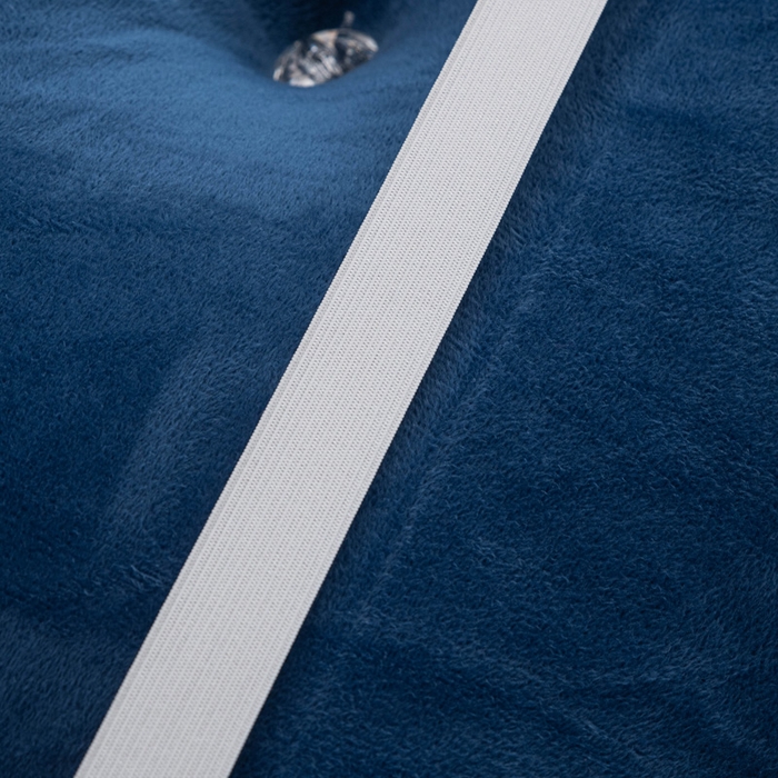 91家纺网 家纺一手货源 找家纺 美达人 2024新款高回弹珍珠棉水晶绒靠背 星朗-蓝