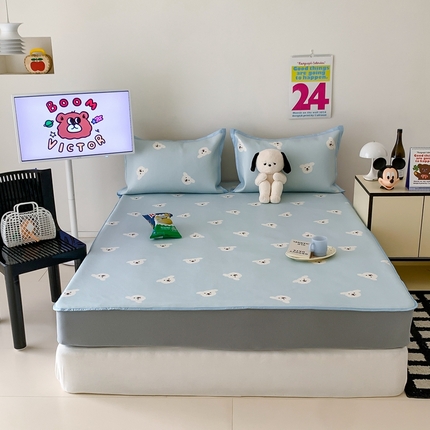 91家纺网 家纺一手货源 找家纺 （总）昔可家纺 2024新款冰藤席床笠款--卡通系列