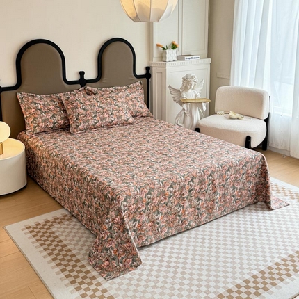 91家纺网 家纺一手货源 找家纺 （总）爱妮玖玖家纺 2024新款柔肤棉单床单