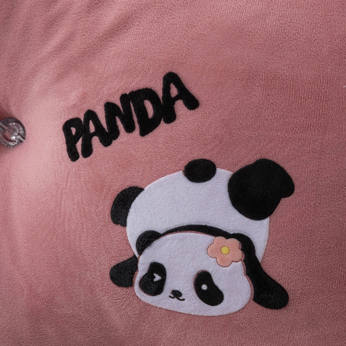 91家纺网 家纺一手货源 找家纺 美达人 2024新款高回弹珍珠棉水晶绒靠背 合欢-豆沙