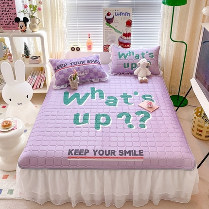 91家纺网 家纺一手货源 找家纺 （总）顾里家纺 2024新款仙女双层雪纺纱床裙席