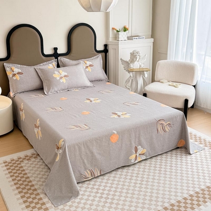 91家纺网 家纺一手货源 找家纺 （总）爱妮玖玖家纺 2024新款柔肤棉单床单