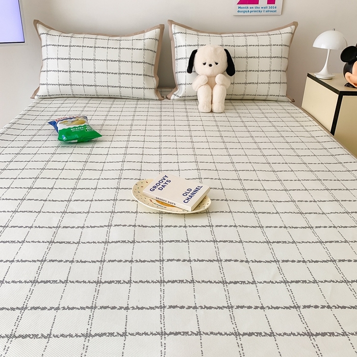 91家纺网 家纺一手货源 找家纺 昔可家纺 2024新款冰藤席床笠款--简约系列 小香格