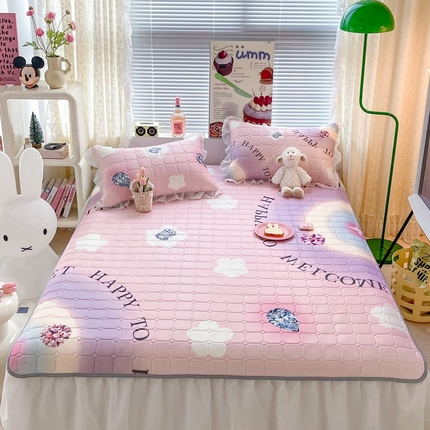 91家纺网 家纺一手货源 找家纺 （总）顾里家纺 2024新款仙女双层雪纺纱床裙席