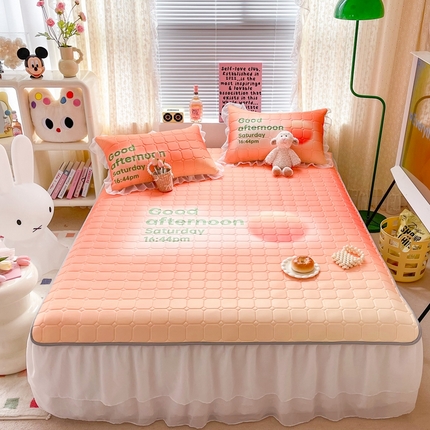 91家纺网 家纺一手货源 找家纺 （总）顾里家纺 2024新款仙女双层雪纺纱床裙席