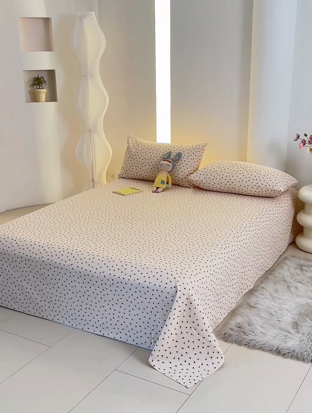 91家纺网 家纺一手货源 找家纺 怡家居 2024新款A类老粗布枕套床单床笠单品组合三件套 晨晓