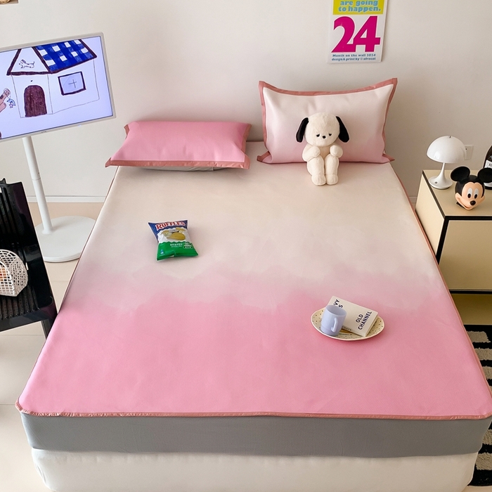 91家纺网 家纺一手货源 找家纺 （总）昔可家纺 2024新款冰藤席床笠款--晕染系列