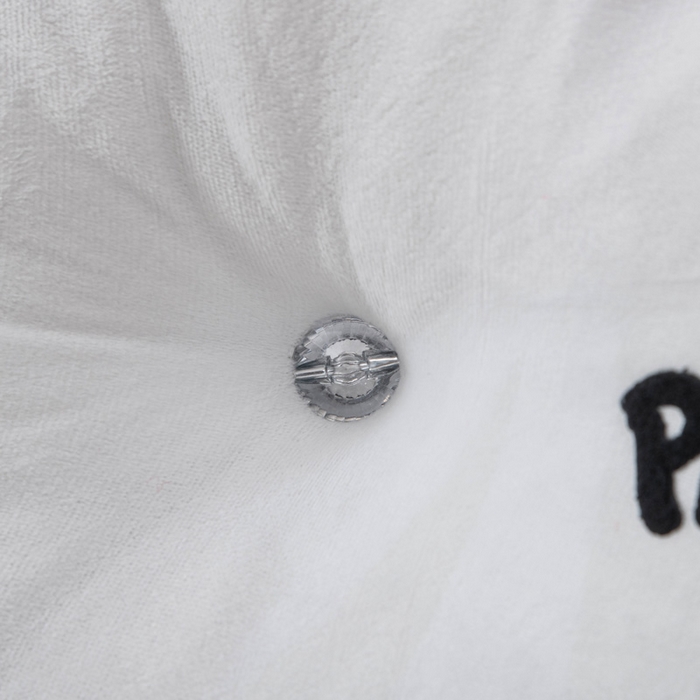 91家纺网 家纺一手货源 找家纺 美达人 2024新款高回弹珍珠棉水晶绒靠背 浅云-白