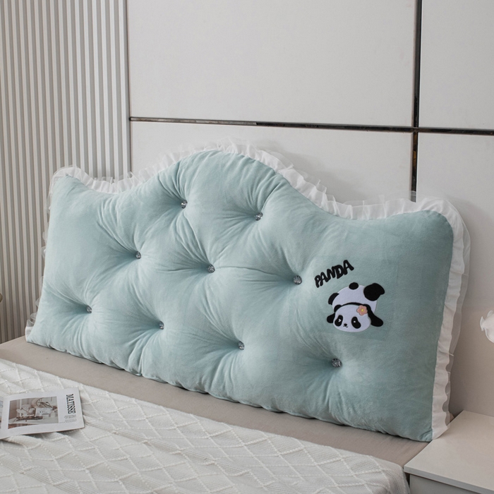 91家纺网 家纺一手货源 找家纺 美达人 2024新款高回弹珍珠棉水晶绒靠背 宫殿-绿