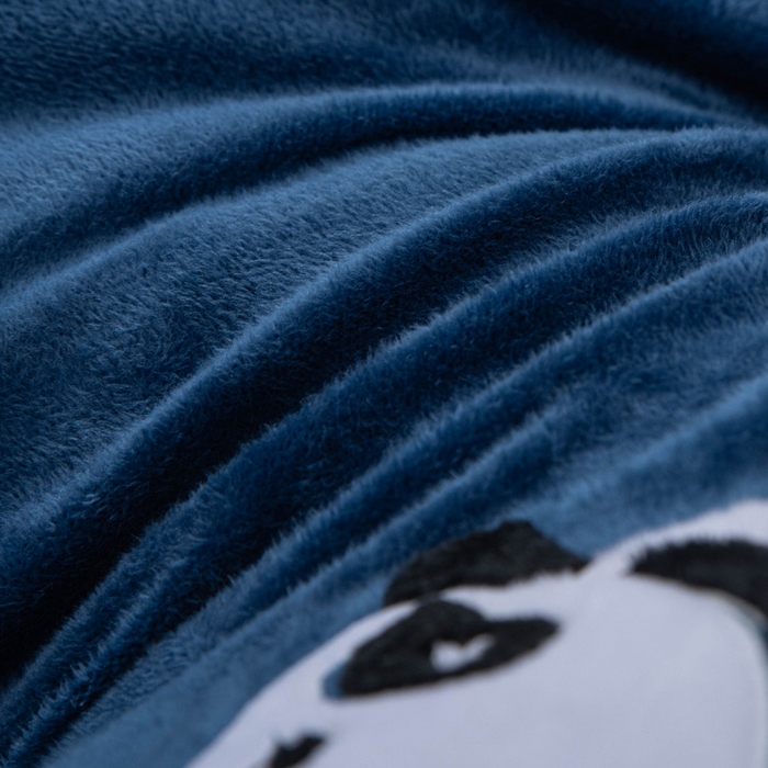 91家纺网 家纺一手货源 找家纺 美达人 2024新款高回弹珍珠棉水晶绒靠背 星朗-蓝