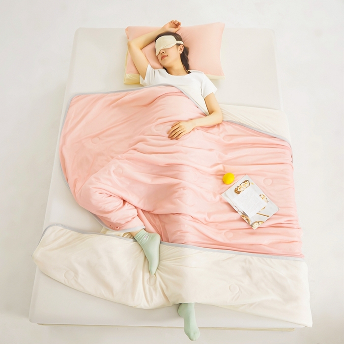 91家纺网 家纺一手货源 找家纺 美梦里 2025新款凉感丝夏被西瓜被夏凉被瓜瓜空调被子 汁汁莓莓