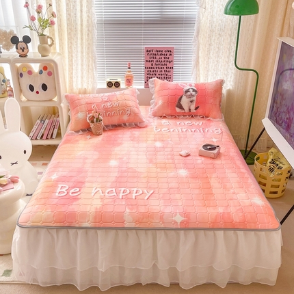 91家纺网 家纺一手货源 找家纺 （总）顾里家纺 2024新款仙女双层雪纺纱床裙席