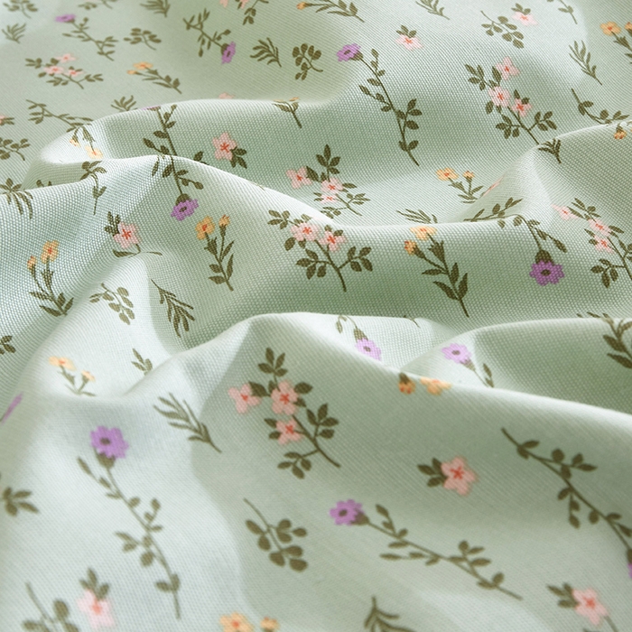 91家纺网 家纺一手货源 找家纺 怡家居 2024新款A类老粗布枕套床单床笠单品组合三件套 倾心