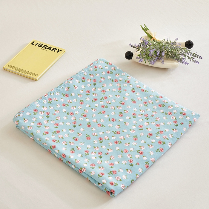 91家纺网 家纺一手货源 找家纺 怡家居 2024新款A类老粗布枕套床单床笠单品组合三件套 浅语