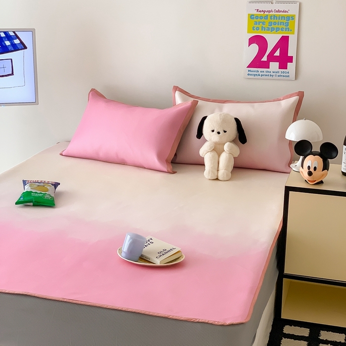 91家纺网 家纺一手货源 找家纺 （总）昔可家纺 2024新款冰藤席床笠款--晕染系列