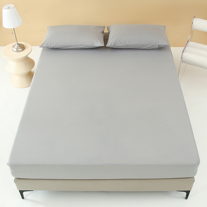 91家纺网 家纺一手货源 找家纺 老帅的工厂店 2025新款A类纯色防水床笠（有买家秀） 灰色