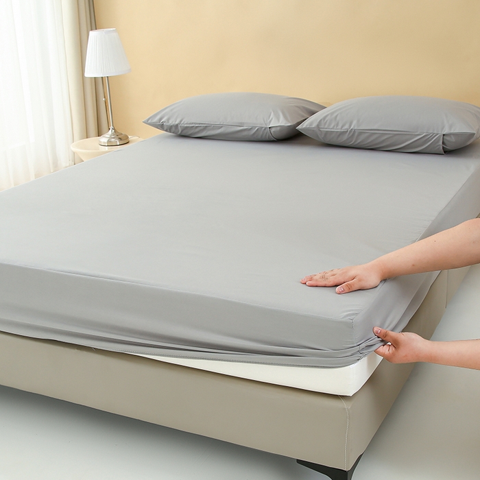 91家纺网 家纺一手货源 找家纺 老帅的工厂店 2025新款A类纯色防水床笠（有买家秀） 灰色