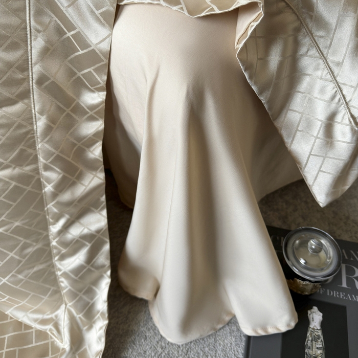 91家纺网 家纺一手货源 找家纺 优悦 2024新款A面提花B面天丝四件套 富丽格-香槟