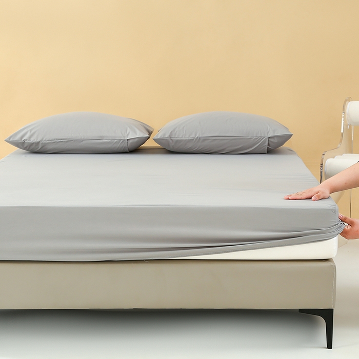 91家纺网 家纺一手货源 找家纺 老帅的工厂店 2025新款A类纯色防水床笠（有买家秀） 灰色