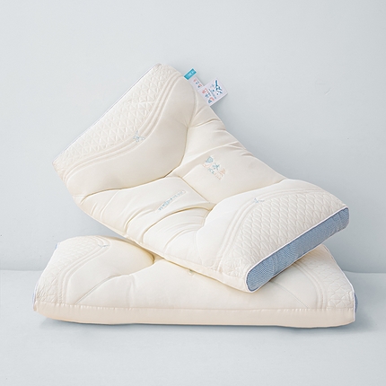 （总）贵夫人 2024新款冰蚕刺绣版凉感舒睡枕枕头枕芯