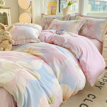 91家纺网 家纺一手货源 找家纺 （总）凌鼎 2025新款13070全棉印花款四件套