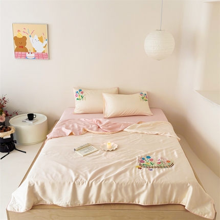 91家纺网 家纺一手货源 找家纺 （总）西西家居 2024新款兰精天丝夏被