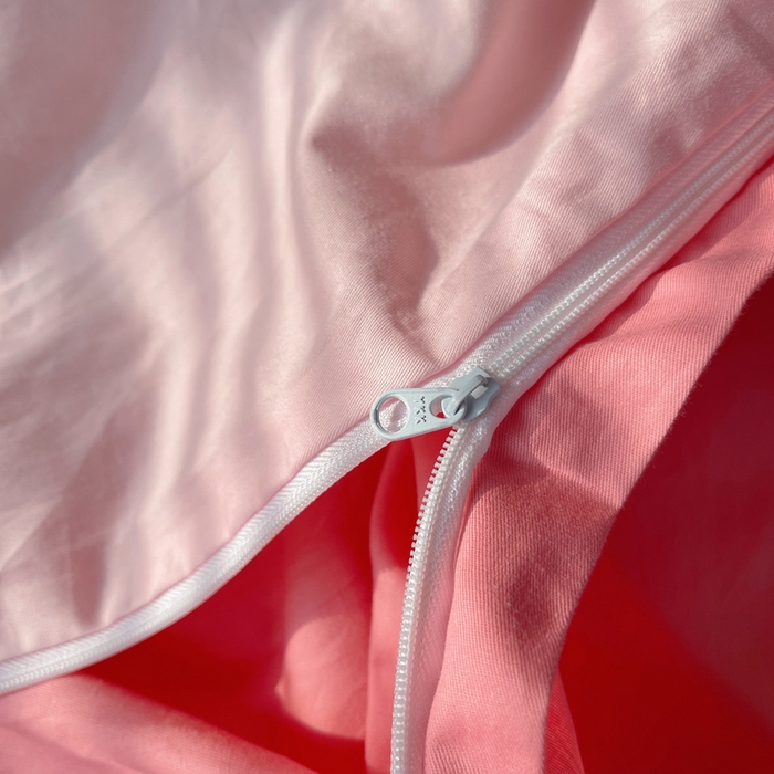 91家纺网 家纺一手货源 找家纺 金爱家 2024新款卡通纯棉毛巾绣四件套 毛巾绣-甜粉kt