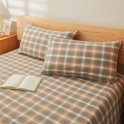 91家纺网 家纺一手货源 找家纺 （总）恋人优选 2024新款纯棉色织水洗枕套一对枕套单只