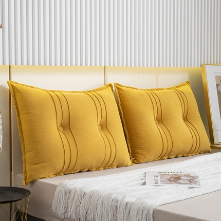 （总）美达人 2024新款雪尼绒床头靠垫软包靠背沙发抱枕护腰枕