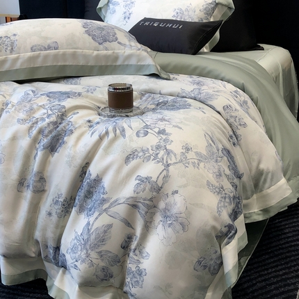 91家纺网 家纺一手货源 找家纺 （总）太古汇家居 2024新款兰精天丝活性数码印花系列