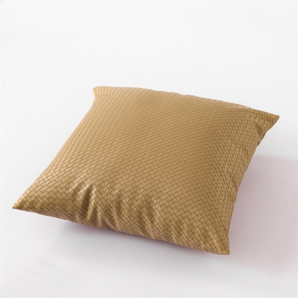 91家纺网 家纺一手货源 找家纺 （总）安莱生活 2024首款编制纹理皮革多功能家用简约创意皮枕