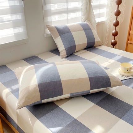 91家纺网 家纺一手货源 找家纺 （总）恋人优选 2024新款纯棉色织水洗枕套一对枕套单只