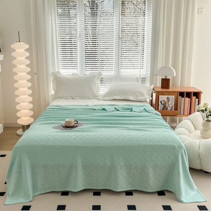 91家纺网 家纺一手货源 找家纺 （总）乐家毛巾被（工厂自产自销） 2024新款全棉针织线毯