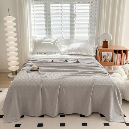 91家纺网 家纺一手货源 找家纺 （总）乐家毛巾被（工厂自产自销） 2024新款全棉针织线毯