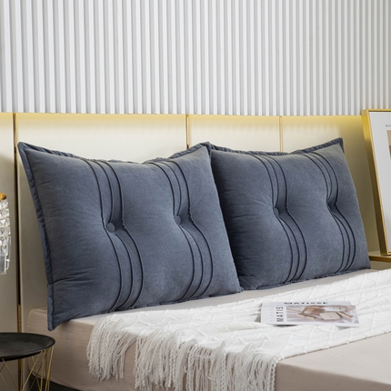 91家纺网 家纺一手货源 找家纺 （总）美达人 2024新款雪尼绒床头靠垫软包靠背沙发抱枕护腰枕