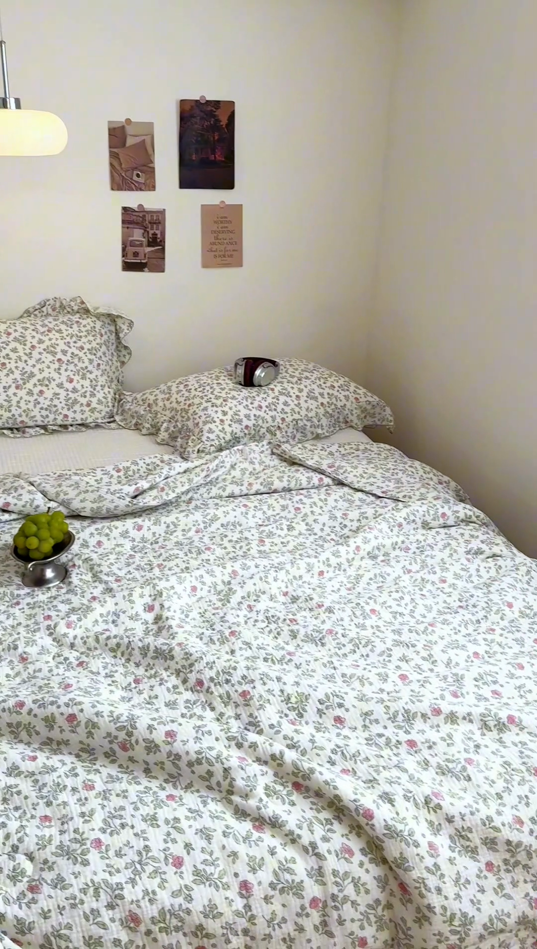 91家纺网 家纺一手货源 找家纺 玛奇朵 2024新款韩式荷叶边全棉双层皱皱纱夏被三件套 洛伊