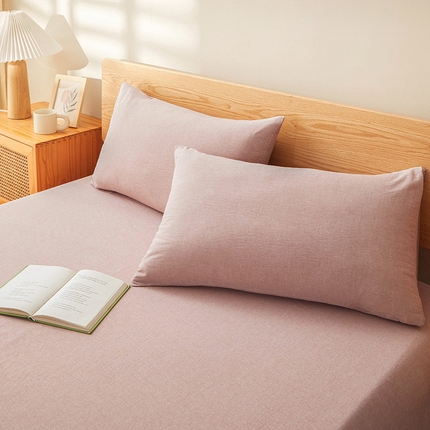 91家纺网 家纺一手货源 找家纺 （总）恋人优选 2024新款纯棉色织水洗枕套一对枕套单只