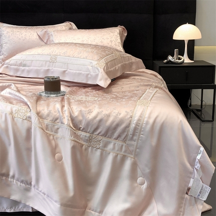 太古汇家居 2024新款天丝夏被--维多利亚 维多利亚-粉色