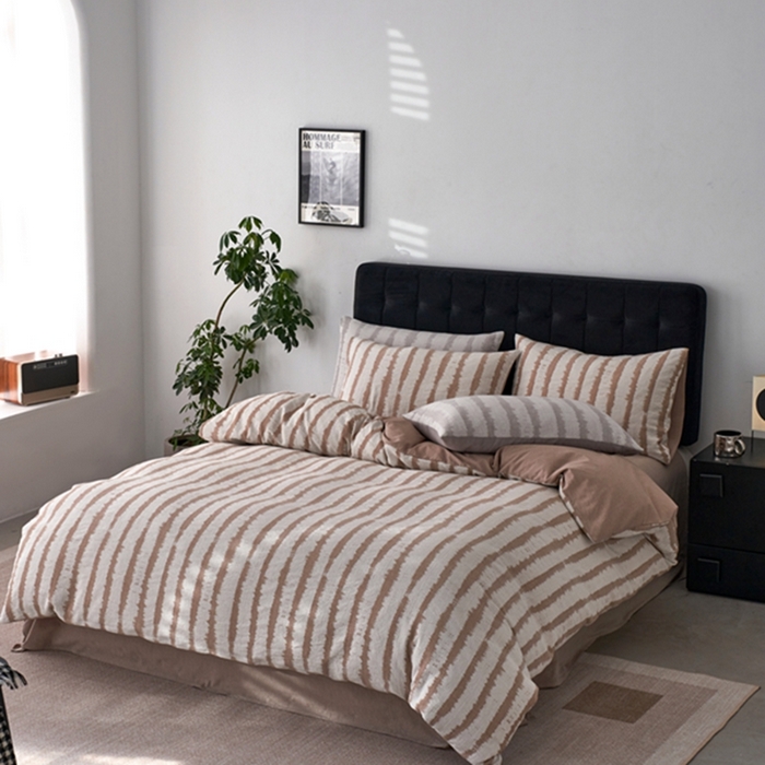 91家纺网 家纺一手货源 找家纺 （总）安莱生活 2025新款三层纱大提花四件套-艾克拉