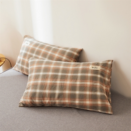 91家纺网 家纺一手货源 找家纺 恋人优选 2024新款纯棉枕套贴标款 诺卡 贴标